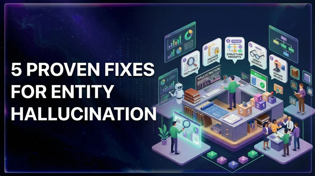 Image of 5 Proven Fixes for Entity Hallucination (What Actually Works in 2026)